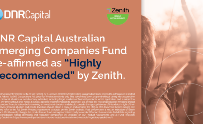 DNR Capital Australian Emerging Companies Fund retains “Highly Recommended” rating by Zenith